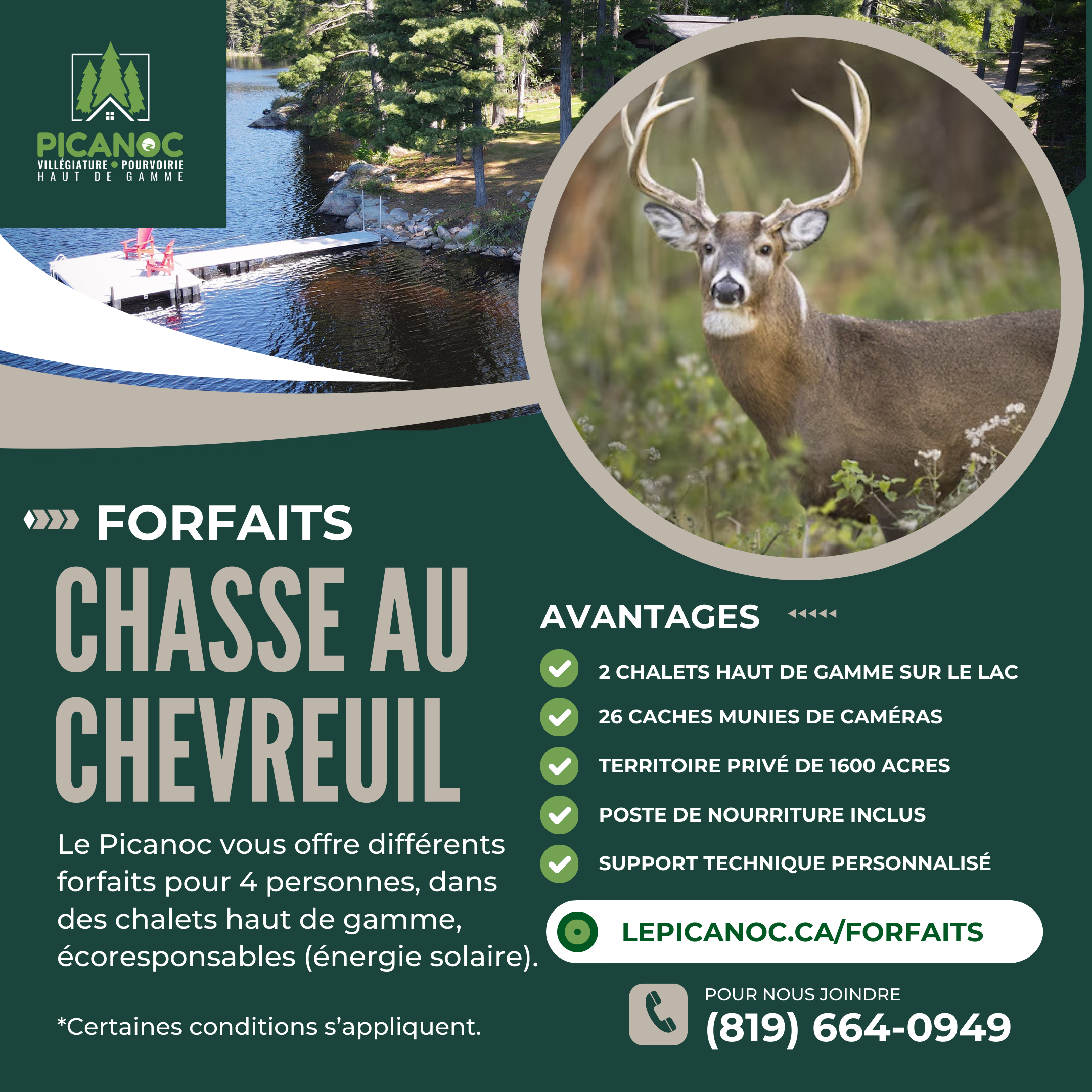 FORFAIT CHASSE CHEVREUIL