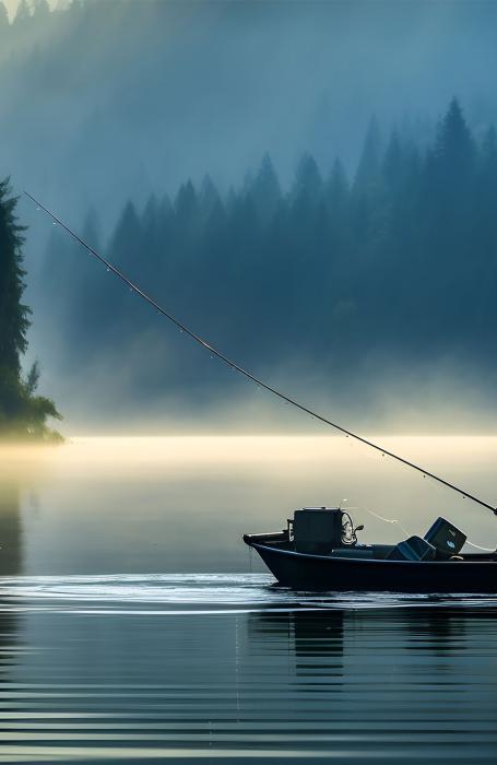 PÊCHE SUR LE LAC